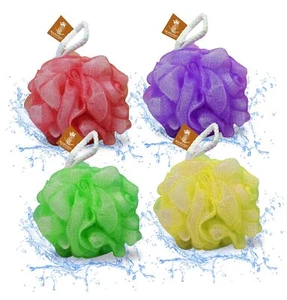 Bath Shower Loofah Sponge 50g Bath Mesh Pouf Shower Ball Body Scrubber Exfoli... - Picture 1 of 6
