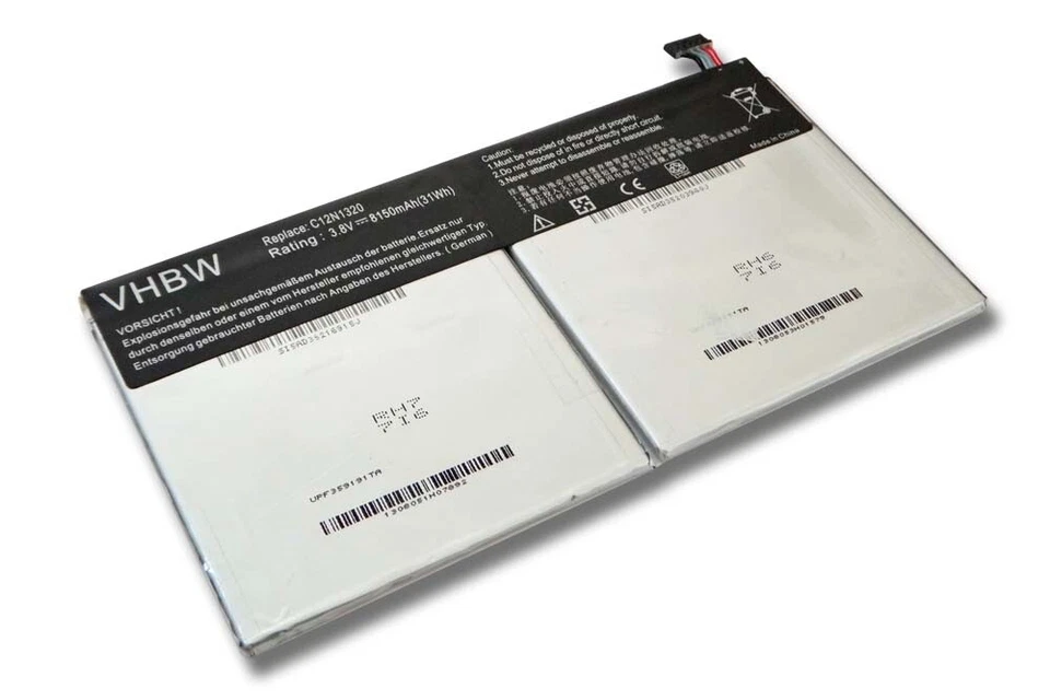 Batteria per Asus Transformer Book T101TA T100T TABLET 8150mAh 3,8V - Immagine 1 di 1