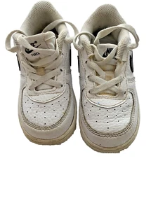 Kids Nike Air Force 1 White CZ1691 104 Girl Or Boy Toddler US Size 7C Child - Picture 1 of 6