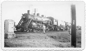 S512 RP 1930/40s SAL SEABOARD AIR LINE RAILROAD ENGINE #870 PETERSBURG VA - Picture 1 of 1