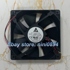 Delta AFB1212L 12025 DC12V 0.21A  120*120*25MM 2-wire Dual Ball Cooling Fan - Picture 1 of 2