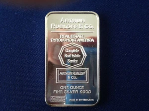 1974 Schweiz Münze Arthur Rubloff & Co. SWISS-12 Silber Kunstbarren P1826 - Bild 1 von 4