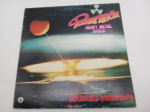 1982 Vinyl Record Album Pomaranca Original Yugoslavian Heavy Metal Band PGP RTB - Foto 1 di 5