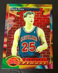 Mark Price 1993-94 Topps Finest Premium Card #107 Cavaliers Central's Finest - Imagen 1 de 1