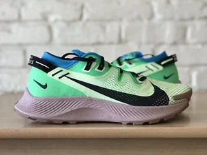 Nike Pegasus Trail 2 Barely Volt Laser Blue Green Mens Size 10 New CK4305-700 - Picture 1 of 9
