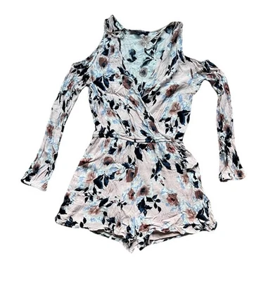 One Clothing Los Angeles Floral Women's Romper M Vacation Boho Feminine Y2K - Image 1 of 4