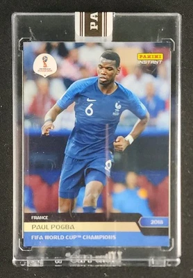 2018 Panini Instant Black 1/1 #291 France Paul Pogba World Cup 1 of 1 - Image 1 of 4