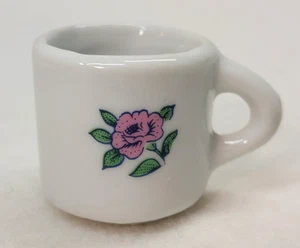 Tiny Ceramic Coffee Mug For Child's Tea Party Vintage FAST SHIPPING - Picture 1 of 6