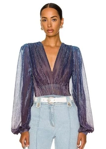 Neuer Patbo Ombre Lurex Body in Aegean Blue XS - Bild 1 von 13