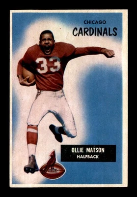 1955 年 Bowman #25 Ollie Matson EXMT X3581448 — 第 1/3 张图片