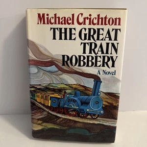Der große Zugraub von Michael Crichton Hardcover 1975 stated erstausgabe - Bild 1 von 18