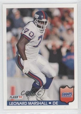 1992 Fleer Leonard Marshall #297 - Image 1 of 2