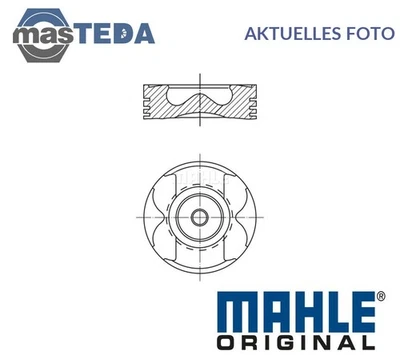 021 PI 00129 001 MOTOR KOLBEN MIT RINGEN MAHLE ORIGINAL FÜR VAUXHALL MOVANO II - Image 1 of 4