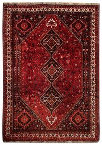 Alfombra oriental Morgenland - Nomadic - 304 x 220 cm - Roja - Imagen 1 de 6
