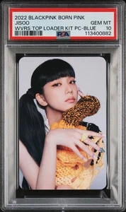 2022 BLACKPINK Born Pink Weverse Jisoo Top Loader Kit Photocard PSA 10 - Picture 1 of 3