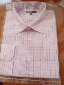 George Lilac check shirt Size 17-46" BNWT - Picture 1 of 2