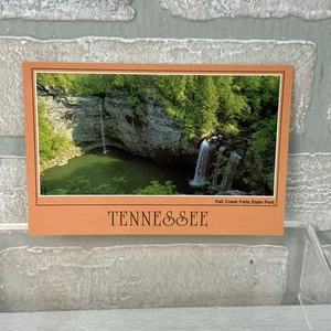 Fall Creek Falls State Park, TN Tennessee Twin Fall View Vintage Postcard UNP - Picture 1 of 12