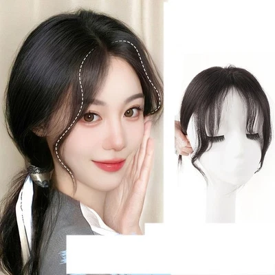 Parte média cabelo ondulado presilha presilha em cabelo humano toppers cabelo fino substituição superior - Imagem 1 de 4