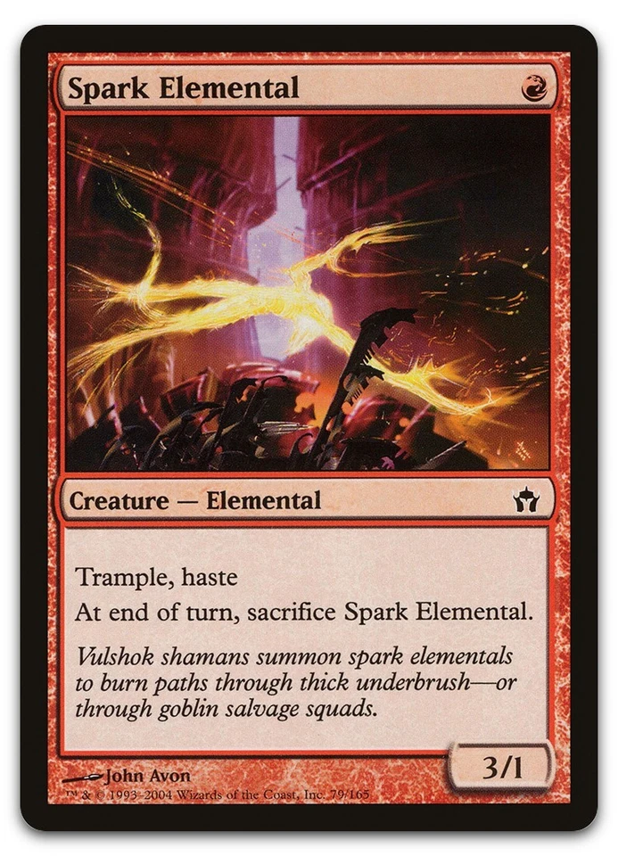Spark Elemental #79 (LP) Fifth Dawn 5DN Magic MTG - Image 1 of 1