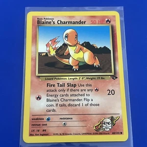 Pokemon TCG - Blaine's Charmander 60/132 - Gym Challenge - Common - Picture 1 of 10