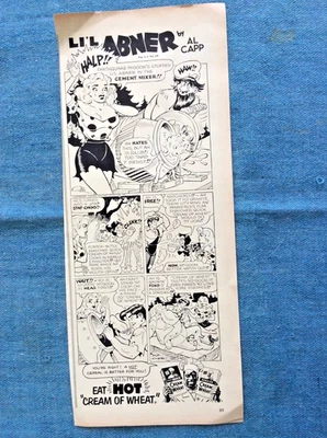 Al Capp, Li'l Abner Vintage Cream of Wheat Comics Advertising - Image 1 of 3