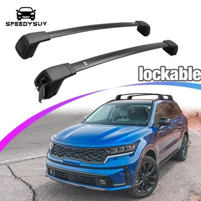Lockable Cross Bar for 2021-2026 Kia Sorento Roof Rack Cargo Bars Accessories - Image 1 of 4