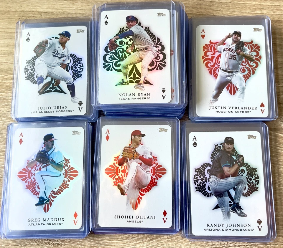 2023 "ALL ACES" Topps Series 1 Full 25-Cards w/ Ohtani Complete Insert Set - Image 1 of 1