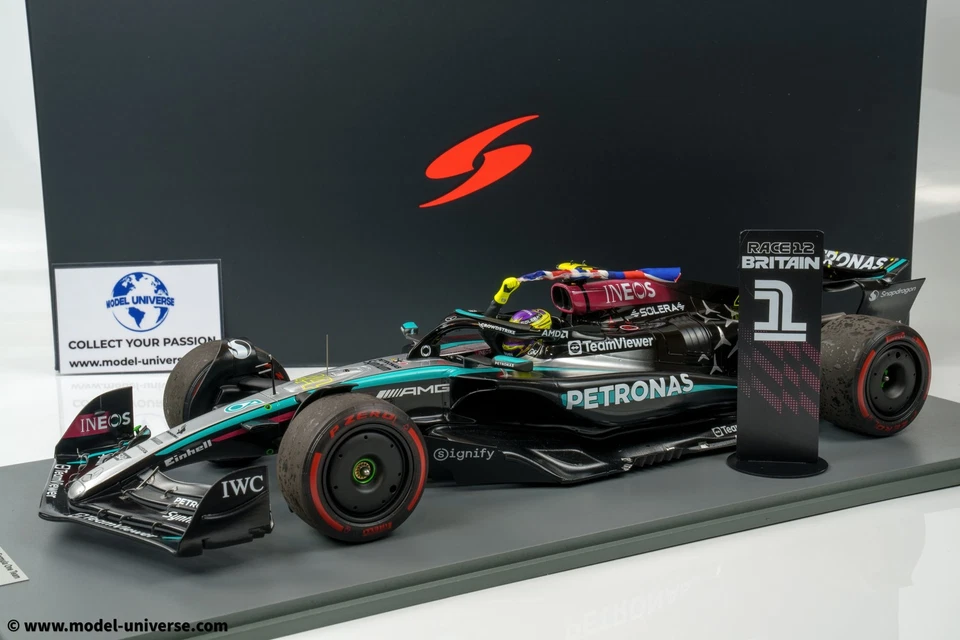Spark 1:12 Mercedes-AMG Petronas F1 W15 #44 Winner British GP 2024 Lewis Hami... - Image 1 of 4
