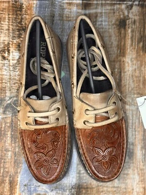 Zapatos planos informales Roper Filly sin cordones para mujer talla 9,5B 09-021-0943-2122 Foto 1 de 3