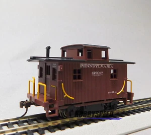 BACHMANN HO SCALE SILVER SERIES PENNSYLVANIA BOBBER CABOOSE #476087 BAC18402 NEW - Picture 1 of 5