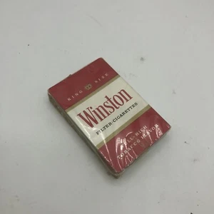 VINTAGE 1970’s WINSTON CIGARETTES PLAYING CARDS FACTORY SEALED NOS NEW RARE - Picture 1 of 5