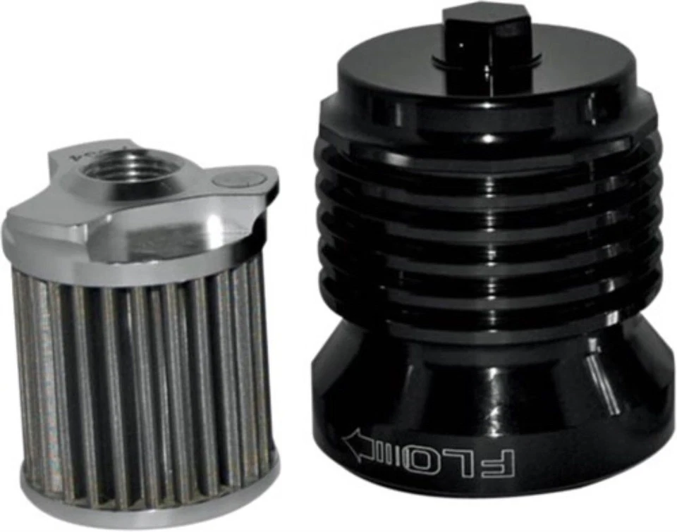 PC Racing PCS4B Black Reusable Spin-On Oil Filter for Twin Cam & Sportster & M8 - Image 1 of 1