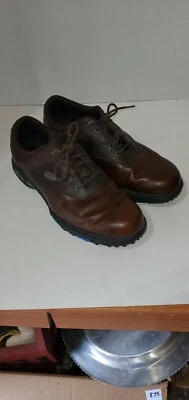 Callaway Golf Mens Size 11.5 XTT LT Saddle Shoes M142-10 Brown Leather - Image 1 of 4