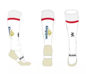 Ulster Rugby Kukri Socks Kid's Home Rugby Socks - White - New - Picture 1 of 1