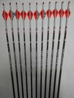 12 Easton FMJ Full Metal Jacket 4mm 340 Arrows Custom Dip/Crested/Blazer Vanes - Image 1 of 2
