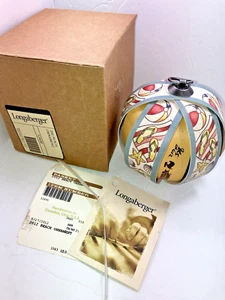 LONGABERGER 2012 Beach Ornament Round Splint Weave #12406 with box - Picture 1 of 8