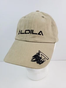 Rare Aldila Golf Hat Tan Cotton strap back Graphite Shafts soft & thin - Picture 1 of 7