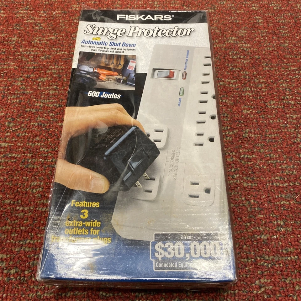 Fiskars Protector contra sobretensiones Tira de alimentación con apagado automático Modelo 289 Foto 1 de 4