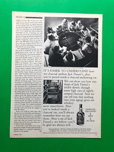 JACK DANIEL'S WHISKEY ORIGINAL VINTAGE 1 PAGE PRINT AD ADVERTISEMENT A6 - Picture 1 of 1