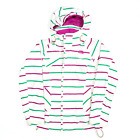 THE NORTH FACE Womens Rain Jacket White Striped XS