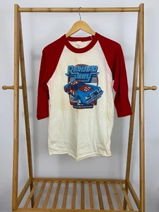 Vintage Richard Petty STP Nascar Racing 80s Thin Baseball Tee T-Shirt Size M USA - Bild 1 von 8