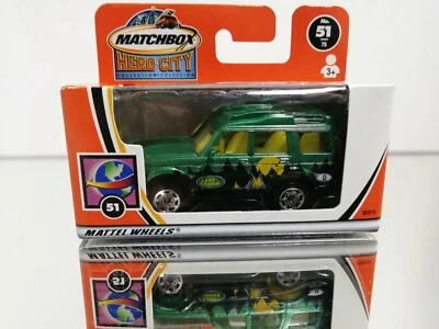 Matchbox Land Rover Discovery in verde metallizzato in scatola - Immagine 1 di 3