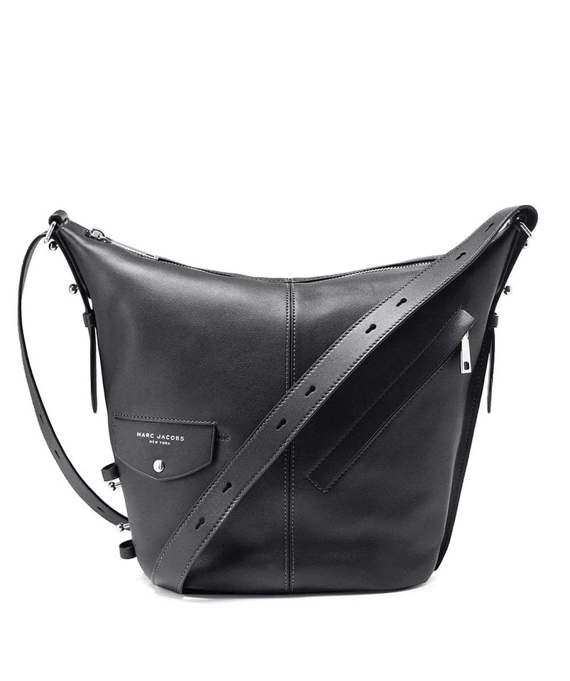 Auth Marc Jacobs The Sling Leather Hobo Bag #1113m