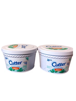 2x Cutter Outdoor Candle Citronella & Cornmint Oils Burns Up To 20 hrs 11 oz - Image 1 of 2