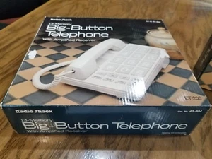 Radio Shack 13 Speicher schnurgebundenes Großtastentelefon 43-804 ET-206 - Bild 1 von 4