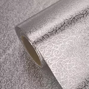 Kitchen Backsplash Wallpaper, 15.7'' X 196.8'' Aluminum Foil Stickers Contact Pa - Picture 1 of 7
