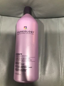 CHAMPÚ Pureology Hydrate 33,8 oz nuevo hidratante sellado 1 litro SOLO EE. UU. - Imagen 1 de 1