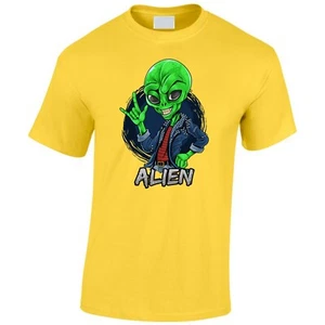 Camiseta Para Hombre Divertida Alien Roswell UFO Área 51 ET Aliens Platillo Volador - Imagen 1 de 8