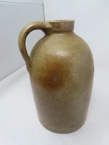 Antique Moonshine Whiskey Stoneware Jug 9.5" Tall 5.75" wide - Picture 1 of 6