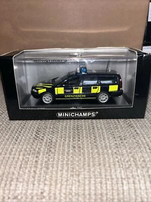 1:43 Minichamps 430171885 Volvo V70 Break Mint Boxed Rare Police Grenzwache GWK - Image 1 of 4
